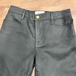 Frame Le High Skinny Black Jeans Size 28
